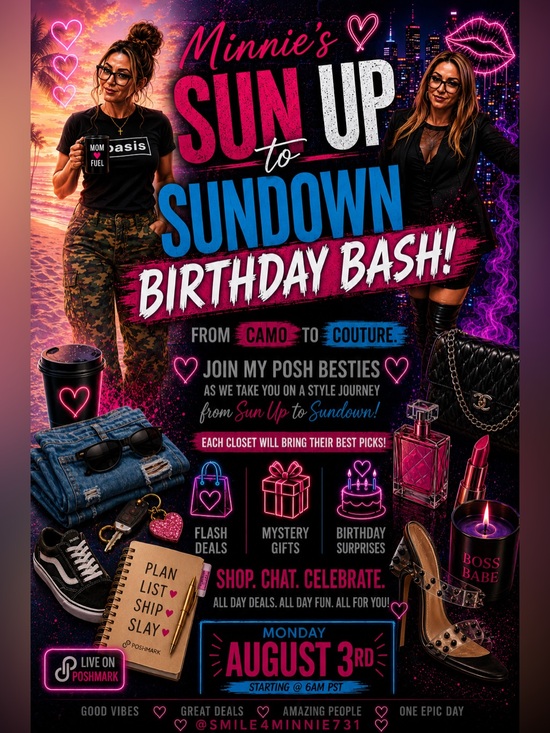 Other - Minnie’s ✨ Sun Up to Sundown: Camo to Couture Birthday Bash! ✨